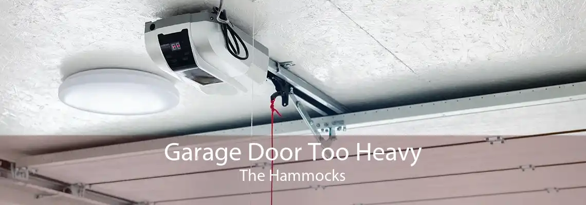 Garage Door Too Heavy The Hammocks
