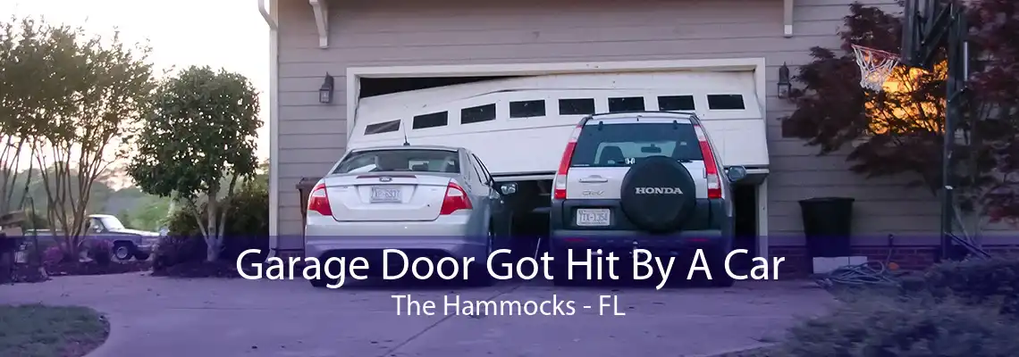 Garage Door Got Hit By A Car The Hammocks - FL